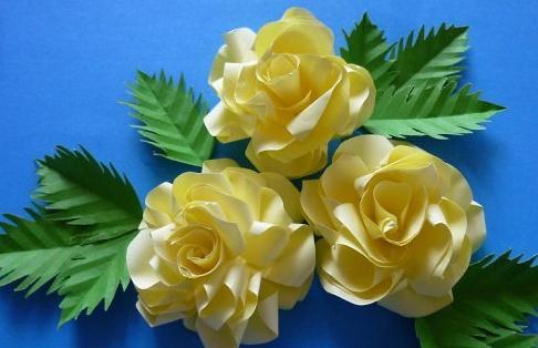 卷纸方法制作出来的纸玫瑰花更加适合于情人节礼物的使用