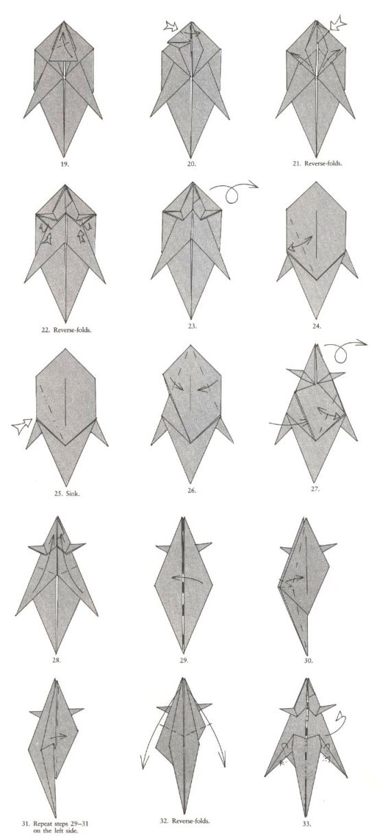 跟着折纸图谱就可以轻松的完成折纸大全图解上面比较有趣的折纸教程