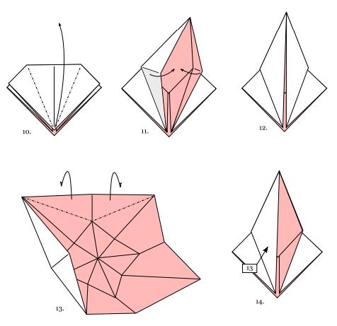 千纸鹤的折法中比较复杂的折法还不是这个千纸鹤的教程