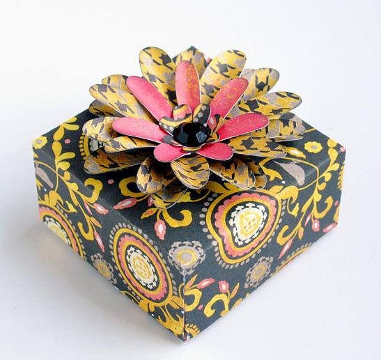 手工纸艺礼盒包装盒纸艺花都搭配使用双脚钉i很好的选择