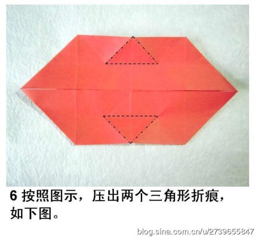折纸大全图解的许多折纸教程制作中都会使用到局部折叠这样的操作