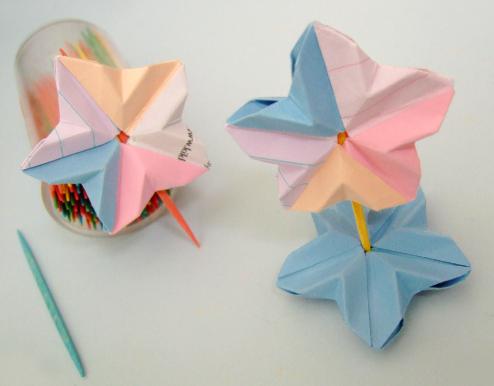 圣诞折纸星的手工折纸图解教程手把手教你制作精彩的折纸星星