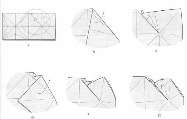 折纸鹰马的折纸图解虽然清晰