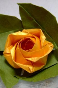 EB折纸玫瑰是一种制作起来十分简便快捷的折纸玫瑰制作方式