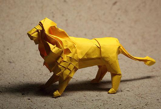 神谷哲史折纸狮子的制作教程手把手教你制作神谷狮子