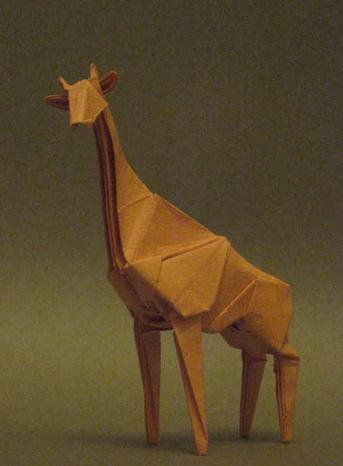 神谷哲史的长颈鹿折纸教程具有极好的还原度