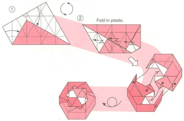 基本的折纸盒子折图谱教程详解漂亮的折纸盒子制作