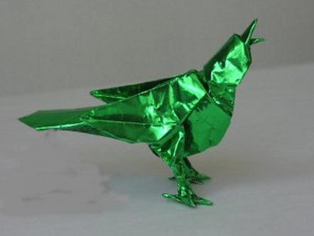 折纸鸣鸟的手工折纸图解教程手把手教你制作漂亮的折纸鸟