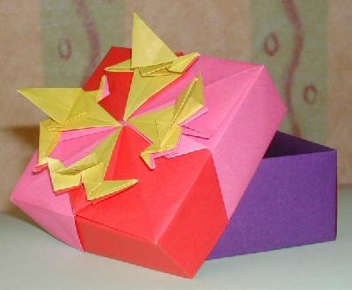 桃谷好英千纸鹤折纸盒子图纸教程手把手教你制作折纸盒子