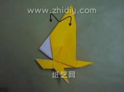 折纸鹰之所以在构型上如此的独特还是因为折叠上的充分
