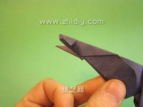 漂亮的折纸恐龙制作教程手把手的教你完成漂亮的折纸恐龙折叠