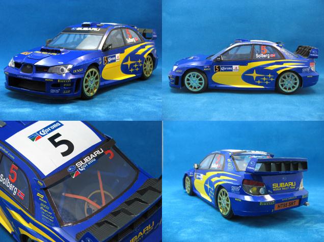 斯巴鲁翼豹WRC2006赛车折纸模型图纸与教程免费下载
