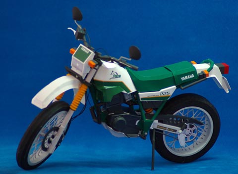 雅马哈纸模型摩托车的免费图纸教程手把手教你做纸模摩托车