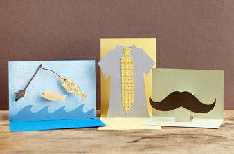 父亲节也可以赠送给父亲手工贺卡作为父亲节手工纸艺礼物