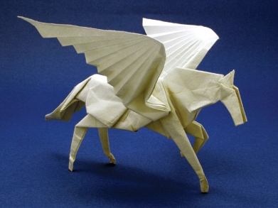 神谷哲史折纸飞马的手工折纸教程手把手教你制作漂亮帅气的折纸飞马