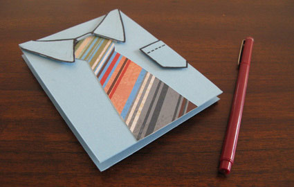 父亲节制作手工纸艺贺卡是在父亲节送给父亲最好的礼物