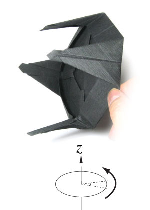 有效的折叠是保证最终折纸模型构图展现精美的一个关键所在