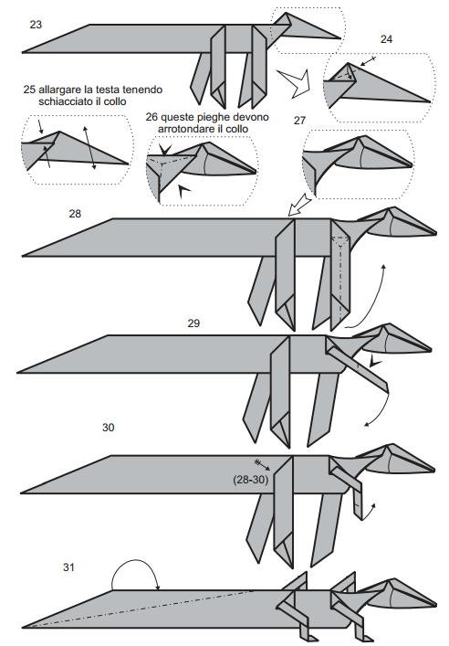 学习折纸蜥蜴的构型制作是立体化折纸蜥蜴的一个核心