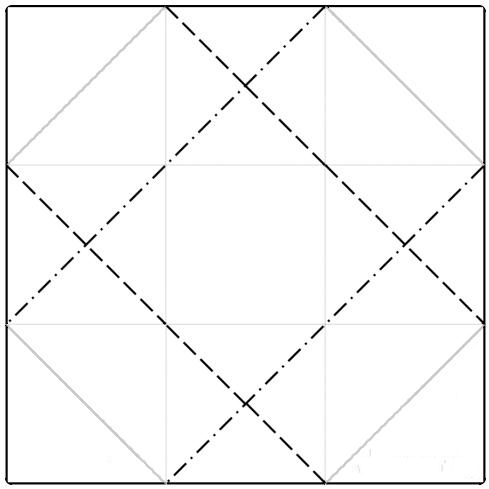 折纸花球从立体样式和最终折叠效果的角度来讲比起传统的折纸更加的容易上手