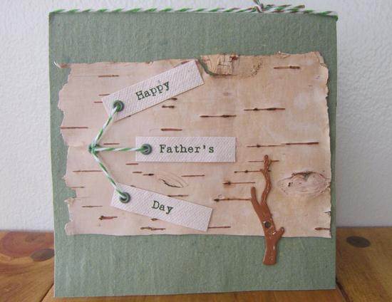 父亲节手工贺卡是在父亲及时送给父亲的最好的节日礼物