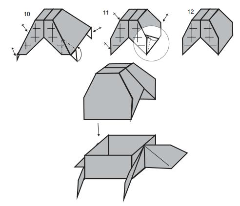各种漂亮的手工折纸制作教程中确实没有几个像折纸箱龟这样独特而有趣