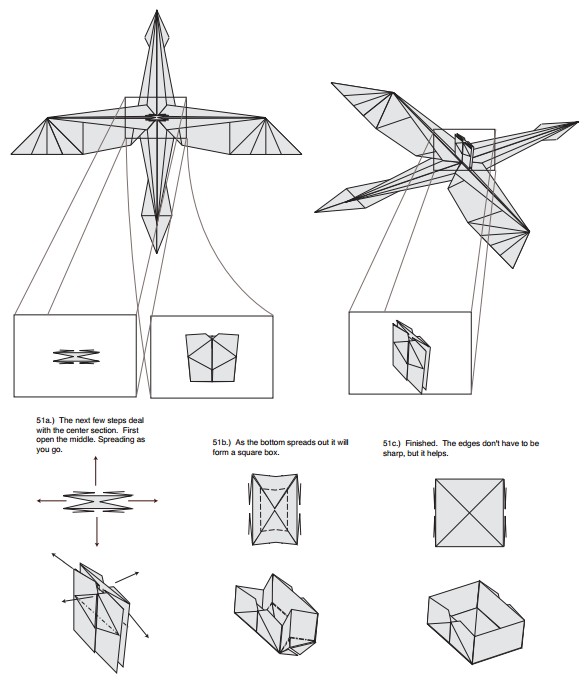 仿真折纸飞龙的基本折法图解教程从仿真的角度制作出真实的折纸飞龙来