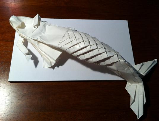 折纸美人鱼的图解制作教程手把手教你制作构型逼真的折纸美人鱼