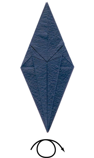 经典的手工折纸图解教程帮助你完成折纸燕子的基本折法制作