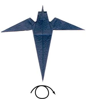 折纸燕子的通常折法也让我们注意到折纸燕子在制作的时候的难度
