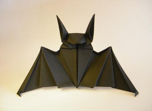 折纸蝙蝠的图解教程手把手教你制作漂亮的折纸蝙蝠