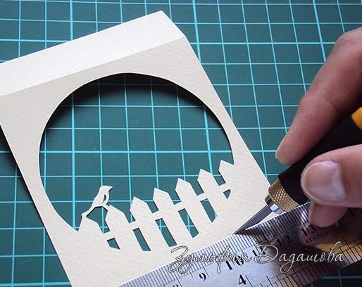 教师节手工纸艺贺卡的他图解教程教你如何通过粘贴组合的方式完成纸雕贺卡的制作