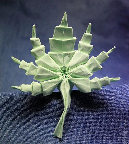 折纸枫叶的图解教程手把手教你制作精美的折纸枫叶