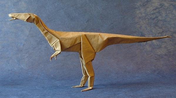 折纸大全图解教程手把手教你制作精致的折纸恐龙腔骨龙