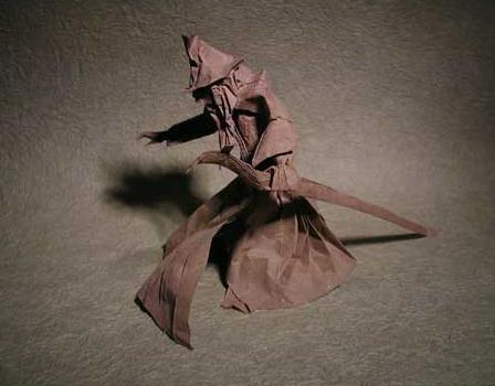 神谷哲史的折纸男巫图解教程手把手教你制作真实的折纸男巫
