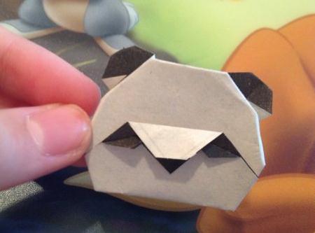 折纸大全图解的教程手把手教你制作精美的折纸熊猫脸