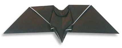 儿童折纸蝙蝠的折纸图解教程手把手教你制作漂亮的儿童折纸