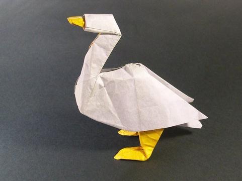 折纸鹅的图解大全教程手把手教你制作精美的折纸鹅
