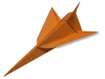 折纸喷气式飞机的折纸图解教程手把手教你折叠出精美的折纸飞机
