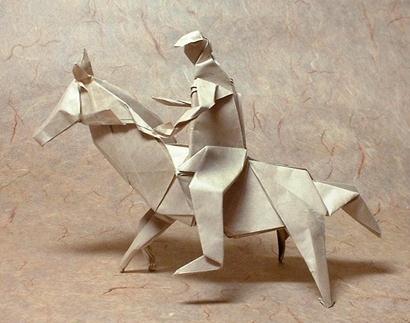 折纸骑马人的基本折纸图解教程手把手教你制作精彩的折纸骑马人