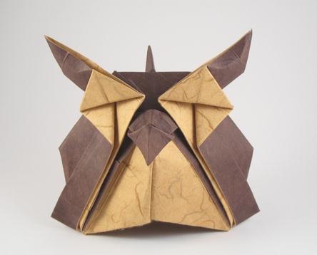 猫头鹰手工折纸图解教程手把手教你制作简单的折纸猫头鹰