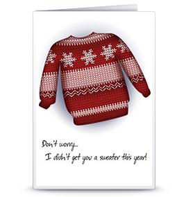 圣诞毛衣圣诞节贺卡手把手教你制作漂亮的圣诞贺卡