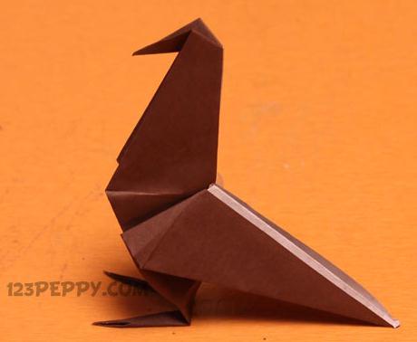 儿童折纸乌鸦的折纸视频教程手把手教你制作儿童折纸乌鸦