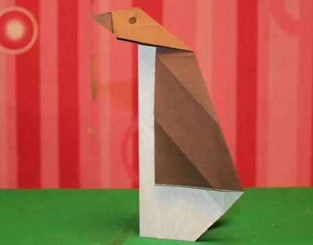 儿童折纸企鹅的基本折法图解教程手把手教你制作精美的儿童折纸企鹅