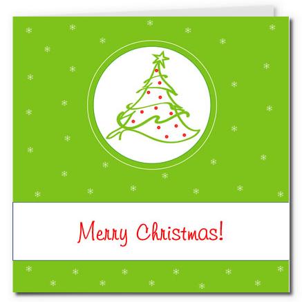 简约构型图案的圣诞树手工贺卡制作教程手把手教你制作精美的圣诞贺卡