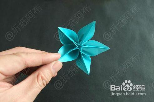 折纸花大全 图解教你如何折杨桃花的折纸图解