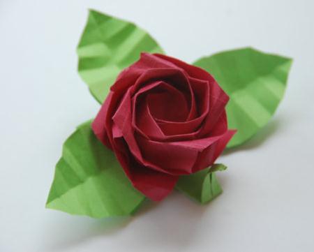 玫瑰花的折法图解大全教程手把手教你制作精致的折纸玫瑰花