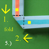 基本的折叠过程是保证最终折纸花艺术效果的一个特别重要的环节