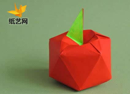 立体苹果折纸教程手把手教你制作出仿真的折纸苹果