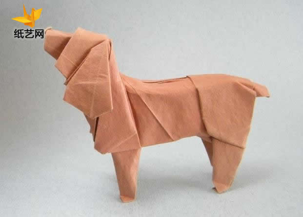 神谷哲史美国可卡犬的手工折纸图解教程手把手教你制作真实的折纸狗狗