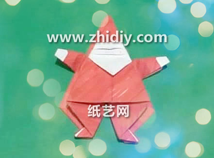圣诞节折纸大全教程手把手教你制作漂亮的折纸圣诞老人